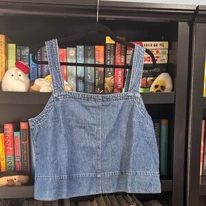 Madewell Squareneck Tank in McNair Wash: Airy Denim Edition